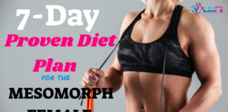 7-Day Proven Diet and Exercise Plan for the Mesomorph Female libifit mesomorph female diet plan