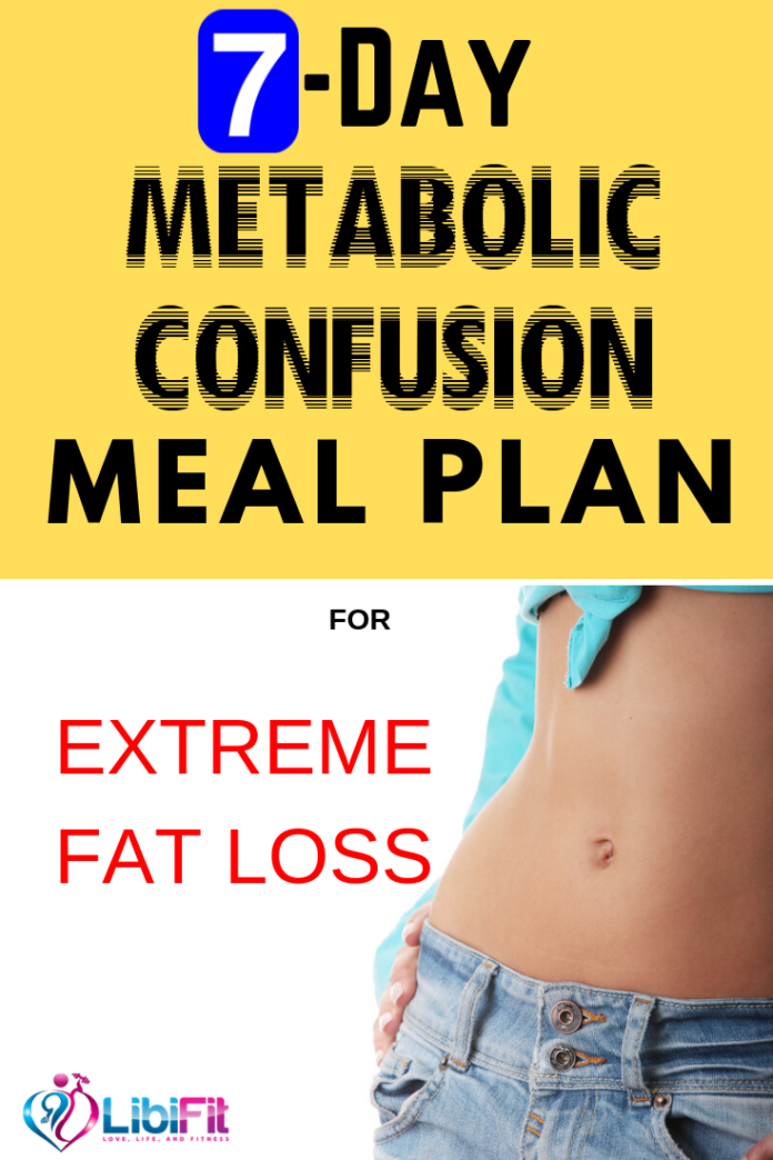 7-Day Easy Metabolic Confusion Meal Plan for Extreme Fat Loss - Libifit