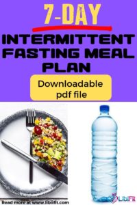 Easy Intermittent Fasting Meal Plan PDF to Jumpstart Weight Loss ...