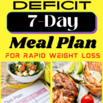 caloric deficit meal plan